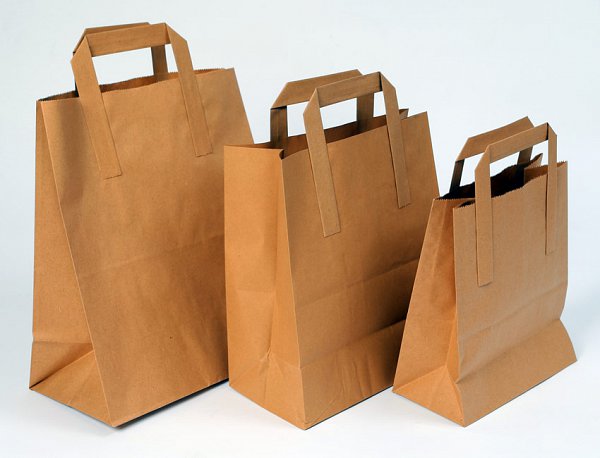 Flat Tape Handle Paper Bags